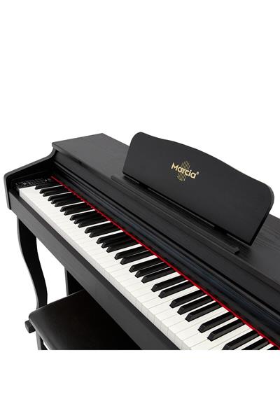 MARCİA MK-880 BK Dijital Konsol Piyano, Bluetooth, Tuş Hassasiyeti, 88 Tuşlu, Kapaklı