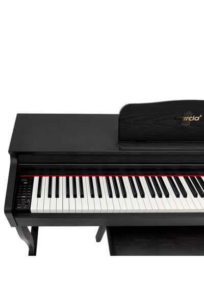 MARCİA MK-880 BK Dijital Konsol Piyano, Bluetooth, Tuş Hassasiyeti, 88 Tuşlu, Kapaklı