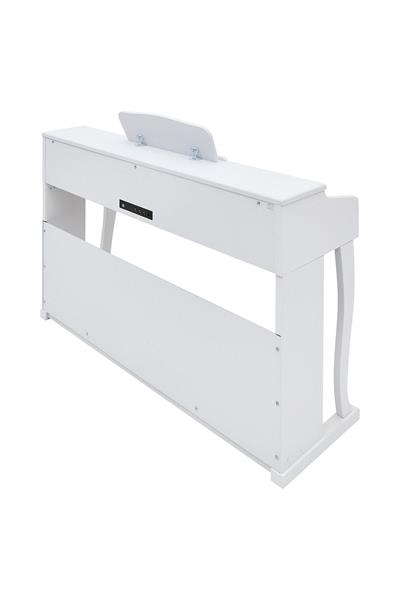 MARCİA MK-880 WH Dijital Konsol Piyano, Bluetooth, Tuş Hassasiyeti, 88 Tuşlu, Kapaklı (KULAKLIK VE TABURE)