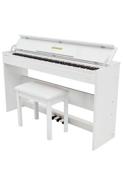 Slp-245 Wh Dijital Konsol Piyano, Bluetooth, Tuş Hassasiyeti, 88 Tuşlu, Kapaklı (KULAKLIK VE TABURE)