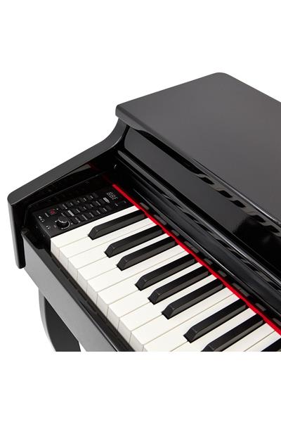 KÖHNER SLP-275 BK Dijital Konsol Piyano, Bluetooth, Tuş Hassasiyeti, 88 Tuşlu, Kapaklı