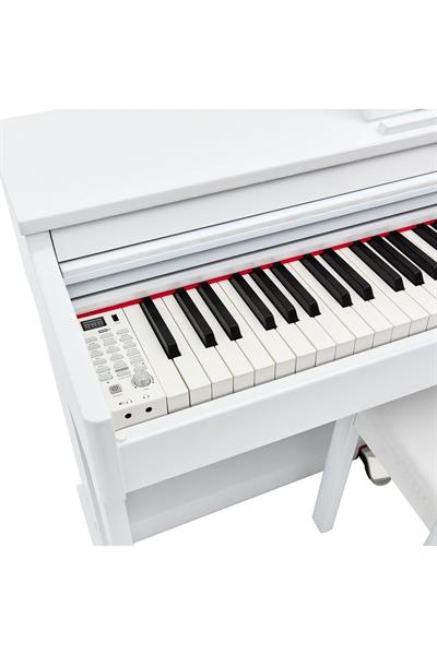 KÖHNER SLP-275 Wh Dijital Konsol Piyano, Bluetooth, Tuş Hassasiyeti, 88 Tuşlu, Kapaklı (ve Tabure )