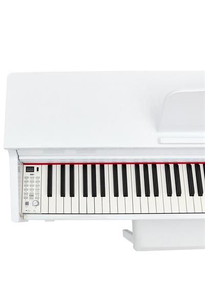 KÖHNER SLP-275 Wh Dijital Konsol Piyano, Bluetooth, Tuş Hassasiyeti, 88 Tuşlu, Kapaklı (ve Tabure )