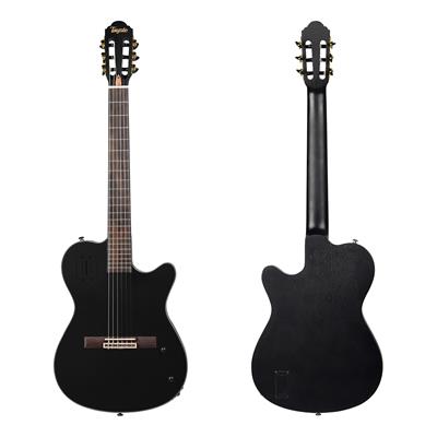 Tayste CG-100EQ BK Silent Elektro Klasik Gitar