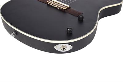 Tayste CG-100EQ BK Silent Elektro Klasik Gitar