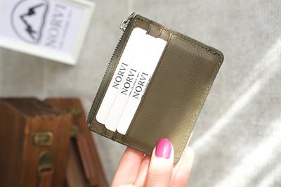 Çıtçıtlı Fermuarlı Kartlık Haki 1253