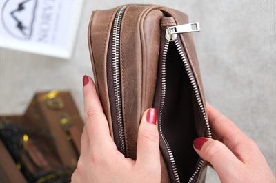 El Çantası Hakiki Deri Vizon 1154