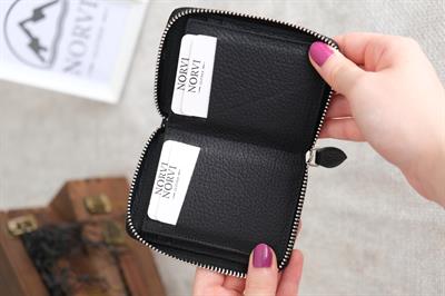 Fermuarlı Unisex Kartlık Cüzdan Siyah 1169