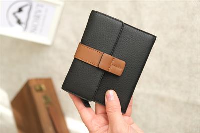 Garnili Kadın Cüzdan Taba – Siyah 1176