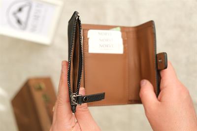 Garnili Kadın Cüzdan Taba – Siyah 1176