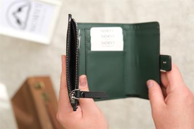 Garnili Kadın Cüzdan Yeşil – Siyah 1176