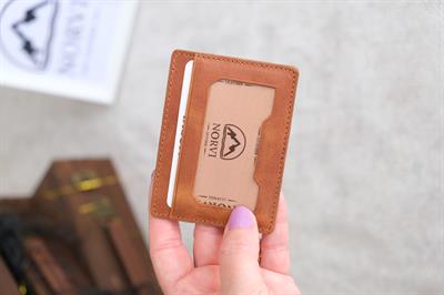 Hakiki Deri Cüzdan Kartlık Taba 1122