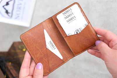 Hakiki Deri Erkek Kartlık Cüzdan Taba 1131