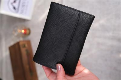 Hakiki Deri Kadın Cüzdan Siyah 1222