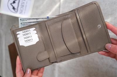 Hakiki Deri Kadın Cüzdan Vizon 1222