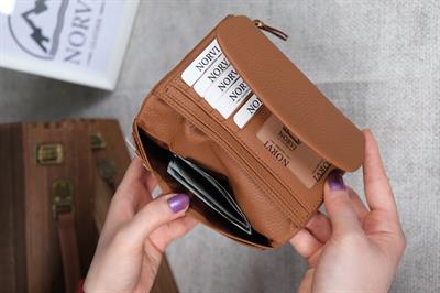 Hakiki Deri Küçük Kadın Cüzdan Taba 1321