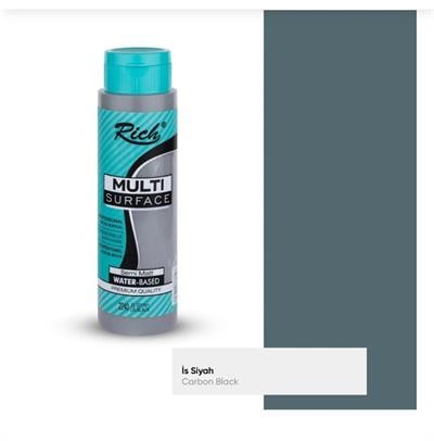RİCH MULTİ SURFACE AKRİLİK İS SİYAH