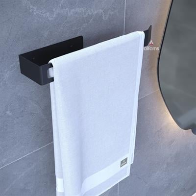 Alfams Metal Çok Amaçlı Yapışkanlı Kağıt Havlu ve Banyo Havlu Askısı (30 cm)