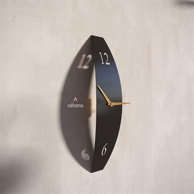 Alfams Modern Geometrik Metal Duvar Saati – Sessiz Mekanizma & Estetik Tasarım Serisi