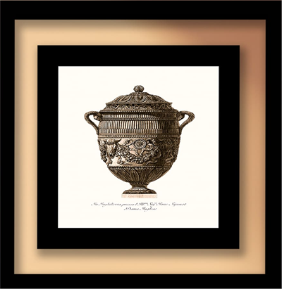 Antik Form Detay Tablo KZY-UV-5014