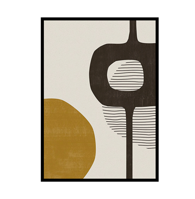 Bohem Hardal Renk Tonlu Tablo KZY-BHM-216