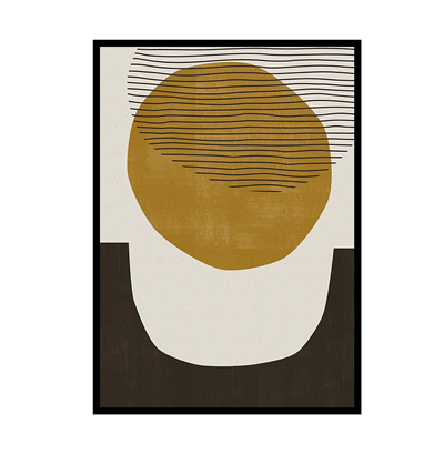 Bohem Hardal Renk Tonlu Tablo KZY-BHM-216