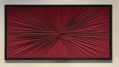 Bordo Renk Detay Kumaş Duvar Aksesuarı I KZY-EXC-483