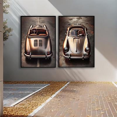 Bronz Detay Araba Tablo KZY-UV-5075