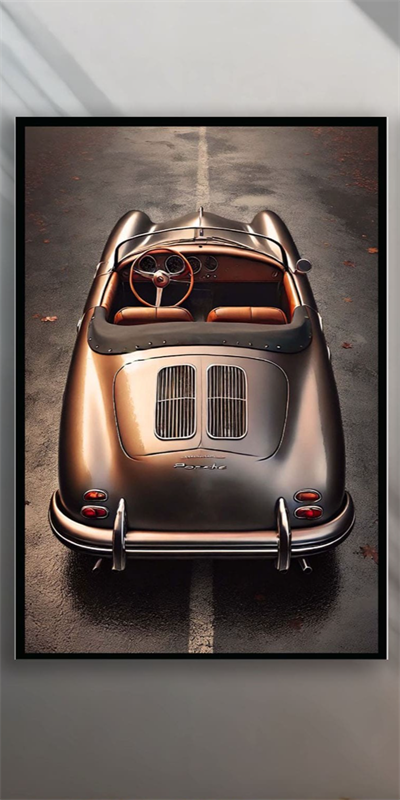 Bronz Detay Araba Tablo KZY-UV-5075