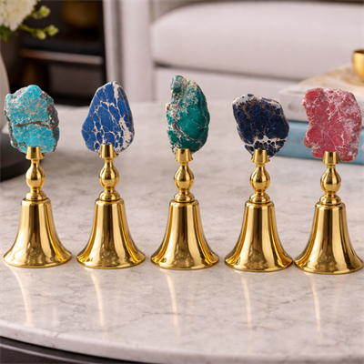 Doğal Taş Model Pirinç Mum Söndürücü I KZY-LMN-320