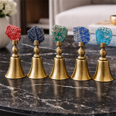 Doğal Taş Model Pirinç Mum Söndürücü I KZY-LMN-320