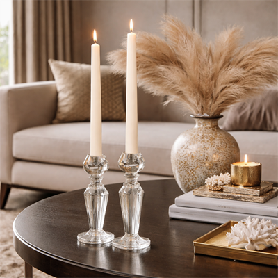 Düz Model Şamdan Mum I KZY-LMN-247