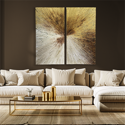 Gold Detay Özel El Yapımı Duvar Aksesuarı I KZY-EXC-407