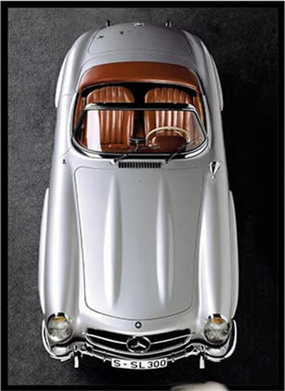 Gri Detay Araba Tablo KZY-UV-5010