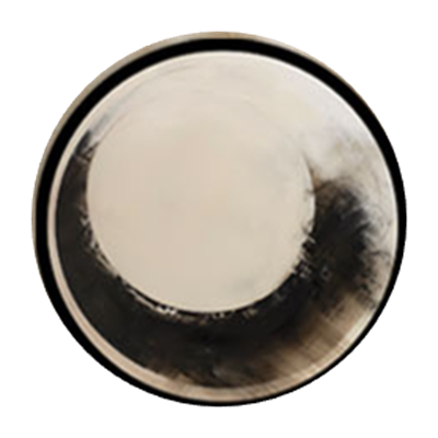 Mocha Soyut Yuvarlak Tablo I KZY-CDA-469