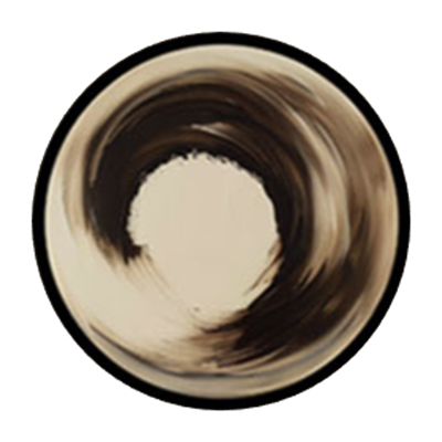 Mocha Soyut Yuvarlak Tablo I KZY-CDA-469