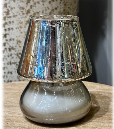 Moonlight Füme Gümüş Mumluk I KZY-LMN-284-FÜME - SİLVER