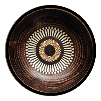 Rustik Göz Detay Yuvarlak Model  Tablo KZY-CDA-456