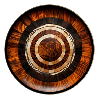 Rustik Takım Yuvarlak Tablo KZY-CDA-457