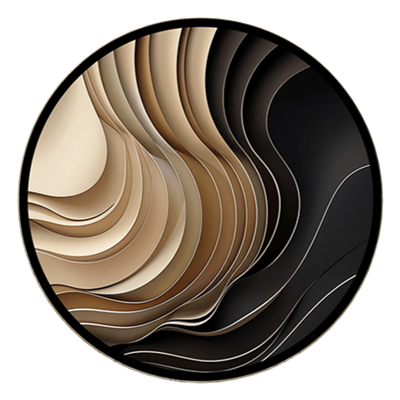 Sarmal Desen Mocha Detay Tablo KZY-CDA-452