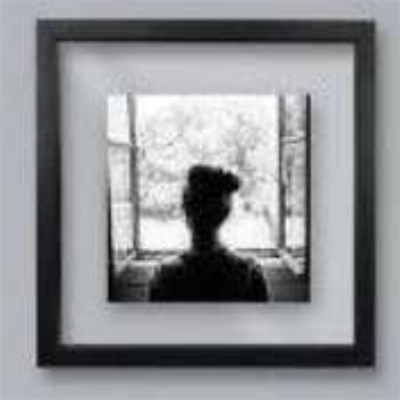 Siyah Beyaz Detay Soyut Tablo | KZY-UV-2204