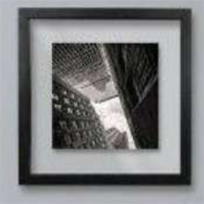 Siyah Beyaz Detay Soyut Tablo | KZY-UV-2204