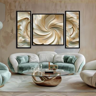 Soyut Flora Tablo KZY-UV-5096