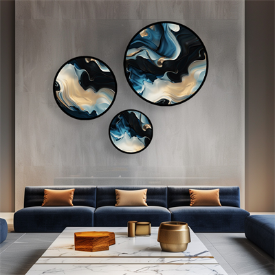 Terra Koleksiyon Mavi Detay Tablo KZY-CDA-455