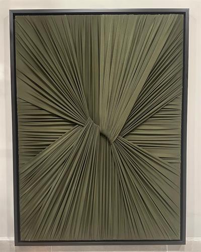 Yeşil ve Krem Renk Detay Kumaş Duvar Aksesuarı I KZY-EXC-485 ve KZY-EXC-441