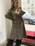 Premium Apoletli Poliviskon Trench Haki 