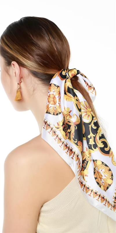 Bandana Şal  Desenli