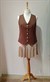 Piliseli Mini Etek Camel