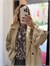 Premium Apoletli Poliviskon Trench Caramel