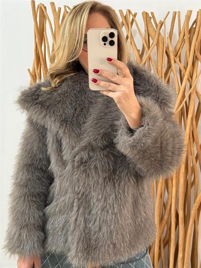 Premium Işıltılı İthal Peluş Kürk
